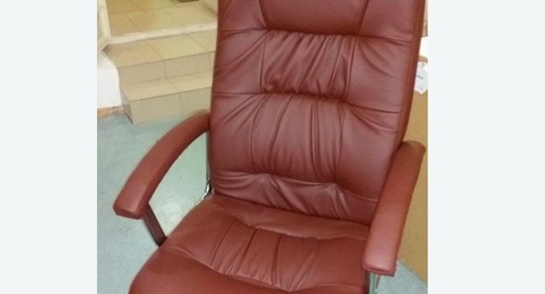 Обтяжка офисного кресла. Путиловская